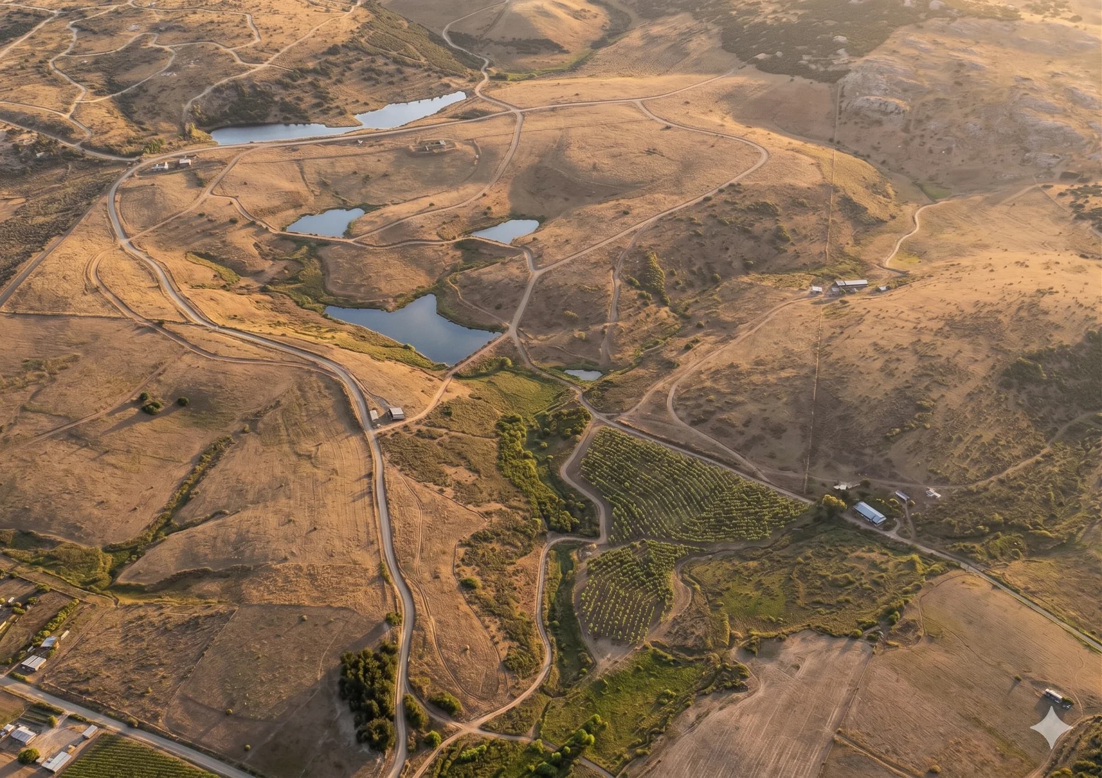 Vista aérea de territorio Koterra